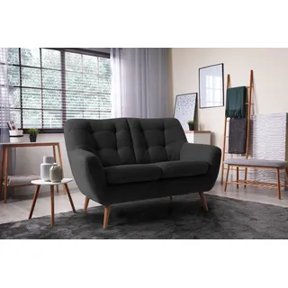 exxpo - sofa fashion »Scandi, bequem, aufwendige Rückenpolsterung für mehr Sitzkomfort« akuelle Farben in hochwertige Bezugsqualitäten, Holzfuß,