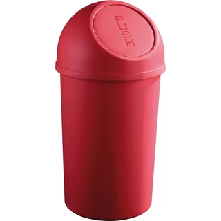helit H2401225 - Push-Abfallbehälter „the flip“ 25L, rot