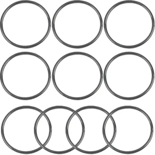Set aus 10 Metall Traumfänger Ringen 20cm - Gold