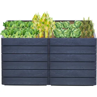 GARANTIA Ergo Quadro 2L 160 x 80 x 75 cm Anthrazit