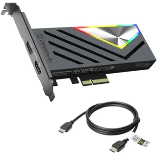 AVerMedia HDMI 2.1 Capture-Karte für Streaming und Aufnahme - 4K60, ultraniedrige Latenz - PS5, PS4, Xbox Series X/S, Switch - GC575 Live Gamer 4K 2.1