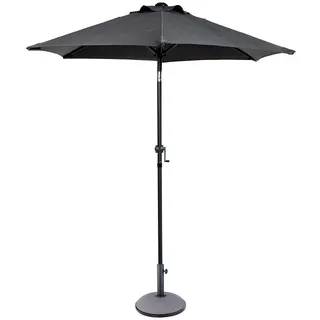 Butlers Sonnenschirm Siesta , Grau , Metall, Textil, Stein , 250x250 cm , Sonnenschutz, Sonnenschirme
