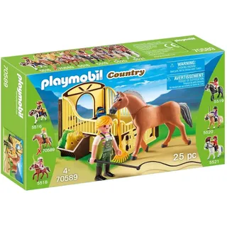 PLAYMOBIL Country 70589 Pferdestall Pferd Figur Zubehör