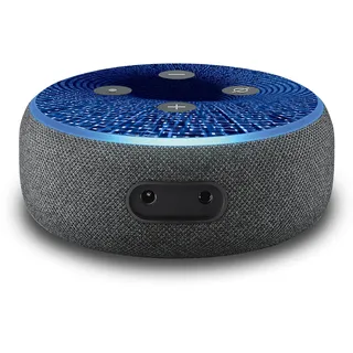 2er Set Aufkleber Datenstrudel passend für Alexa Echo Dot Gen3 Assistant R137-32