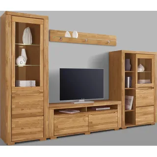 Home Affaire Wohnwand »Denis« Set, 4 Stk. tlg. Home affaire teilmassiv