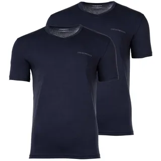 Emporio Armani T-Shirt »T-Shirt CORE LOGOBAND 2er Pack«, blau,