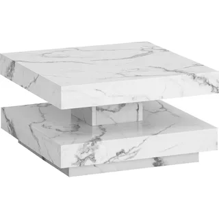 Wohnling Couchtisch Weiß 60 cm x 60 x 34 cm