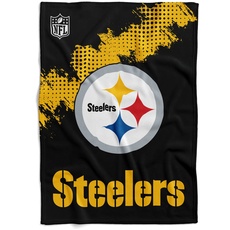 Great Branding Pittsburgh Steelers NFL Fleece Super-Soft Plüschdecke