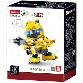 Sluban M38-B0761L Qbricks-Bumblebee, Mehrfarbig