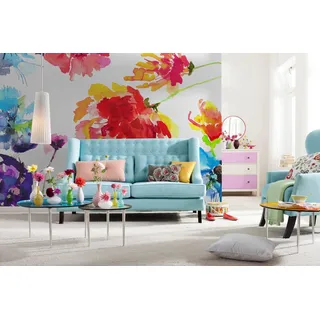 KOMAR Fototapete "Passion - Größe 368 x 254 cm bedruckt glatt Wohnzimmer, Schlafzimmer,