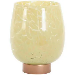 Light & Living Led-Tischleuchte , Braun, Kupferfarben , Glas , 15x19x15 cm , Lampen & Leuchten, Innenbeleuchtung, Tischlampen