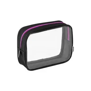 PAGNA Reisetasche Schwarz, Transparent, Rosa P9952434