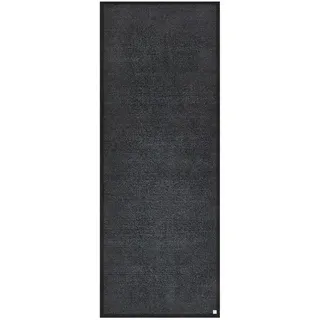 Barbara Becker Fußmatte Gentle, Schmutzfangmatte waschbar, für Eingangsbereich und Wohnungstür, Fußabstreifer Innen, Türmatte, Anthrazit 67 x 170 cm