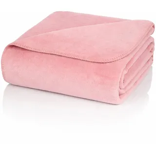 Glart Kuscheldecke 150 x 200 cm Altrosa