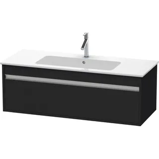 Duravit Ketho Waschtischunterbau wandhängend, 1200x410x475 mm, 1 Auszug, für ME by Starck 233612, KT642101616, Farbe: Eiche Schwarz Dekor