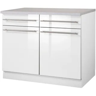WIHO KÜCHEN Unterschrank Chicago 100 x 60 x 85 cm Weiß