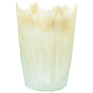 Alexandra House Living Vase, Creme, Glas, 23 x 32 x 33 cm