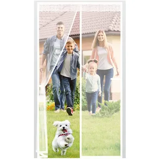 EXTSUD Fliegengitter Tür 100 x 220 cm Weiß
