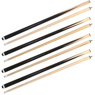 ISPIRITO Billardqueues Billardqueue, 13 mm, Klebespitzen, Hartholz/Holz, 2 Stück, 13 mm, 4 Stück