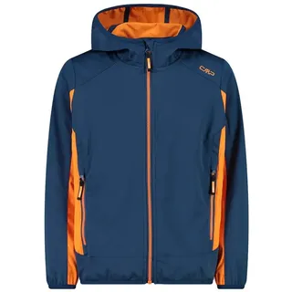 CMP Fix Hood 39a5134 Softshelljacke - Bluesteel / Flame - 6 Jahre