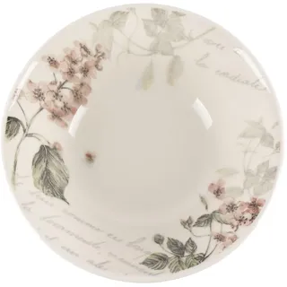 La Maison Schale, Steingut, Blumenmuster, 500 ml