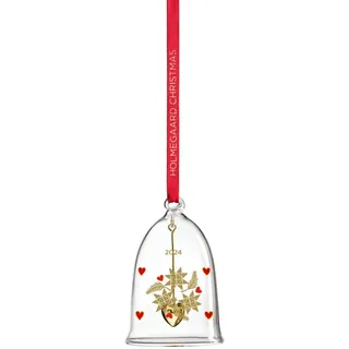 Holmegaard Ann-Sofi Romme Weihnachtsglocke, Glas, klar, 8cm