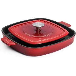 WOLL Iron Steakpfanne 28 x 28 cm rot