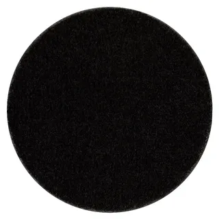 RugsX Badteppich Schwarz Ø 100 cm