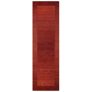 THEKO Wollteppich THEKO "Gabbeh Super, Handweb, auch als Läufer erhältlich reine Wolle" Gr. 13, rot, B:90cm H:9mm L:250cm, Wolle, Teppiche, Schlafzimmer, Wohnzimmer, Esszimmer, auch als Bettumrandung