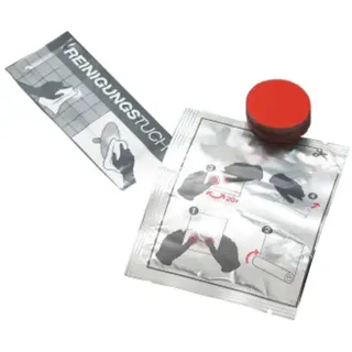 EMCO glue Klebeset für Badaccessoires zum Kleben, ohne Bohren für Handtuchhalter, Wannengriffe oder Toilettenpapierhalter, rückstandslose Entfernung ideal für Mietwohnungen, Grau