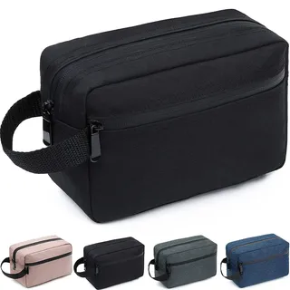 funseed Reise Kulturbeutel für Herren und Damen,Kulturtasche Rasiertasche für Toilettenartikel Zubehör,Aufbewahrungstaschen mit Griff für Kosmetiktasche