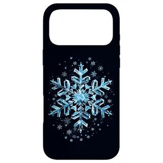 Hülle für iPhone 17 Pro Max Blaue Schneeflocke Weihnachten Xmas Pyjama Pjs Familie Winter