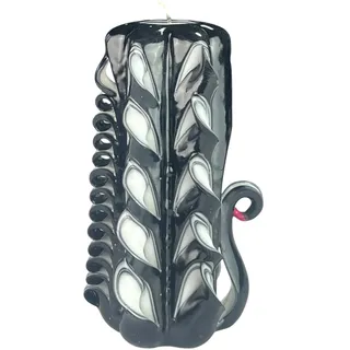 Handgemachte Designkerze, geruchlose dekorative Kerze 120 x 220 mm, 126 Stunden lange brennende zylindrische Kerze, rauchfreie Baumwolldochte, ideale Heimdekoration und vielseitiges Geschenk