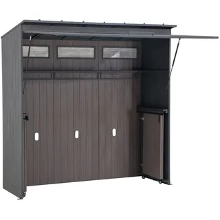 Sunjoy Gartenhaus 0,94 x 2,20 m Anthrazit