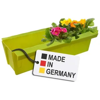 Europaletten Blumenkasten Hellgrün Pflanzkasten zum an- & Einhängen Blumentopf