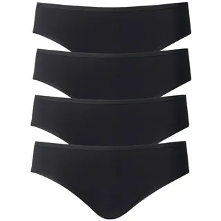 CALIDA Damen Slip 4er Pack Benefit Women 4P schwarz