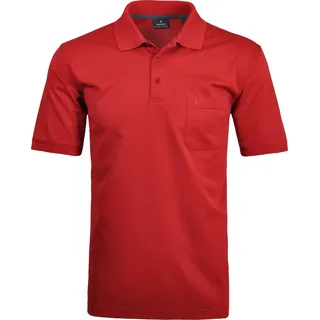 Ragman Herren-Poloshirt weinrot M - bordeaux