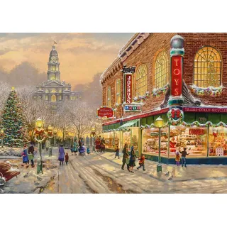 Schmidt Spiele 59936 Thomas Kinkade, Ein Weinachtswunsch