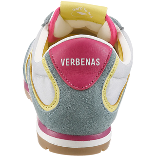 Sneaker VERBENAS "JAMAICA SAVONA", Mädchen, Gr. 37, bunt (hellblau, kombiniert), Leder, Textil, kontrastfarbene Details, mehrfarbig, Basic, Schuhe Sneaker, Retrosneaker, Schnürer, Freizeitschuh im sportiven Look