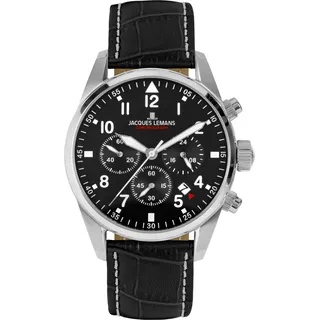 Jacques Lemans Barcelona 42-2A Leder 42,0 mm 42-2A