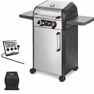 Enders® Elektrogrill eFlow Pro 2 Turbo Standgrill, 3.000 W, TURBO ZONE™ & SWITCH GRID™, Grillwagen mit Grillhaube, Warmhalterost, 1.950 cm2, inkl. Wetterschutzhülle + Fleischthermometer