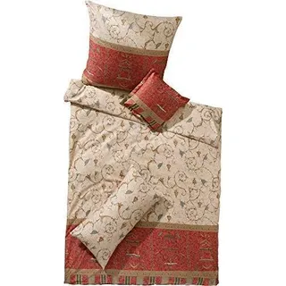 Bassetti Bettwäsche-Garnitur OPLONTIS Farbe ROT V8 200x200 cm