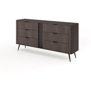 furnlux Veris 163 x 81 x 38 cm Braun / Schwarz