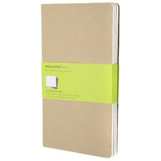 Moleskine Notizbuch Cahier Large A5 blanko braun