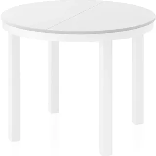 WFL GROUP Rowan Ø 100-176 cm weiß