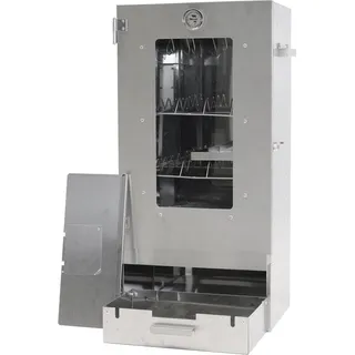 Eurocatch Magnum Räucherofen 80x40x27,5cm - Thermometer, Räucherhaken, Räuchholz
