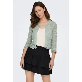 Jacqueline de Yong JDYSUN 3/4 Cropped Cardigan Jadeite L