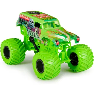 Spin Master Monster Jam, Grave Digger Monster Truck, detailreiches Metall-Spritzguss-Fahrzeug zum Spielen und Sammeln im Maßstab 1:24, Spielzeug für Kinder ab 3 Jahren
