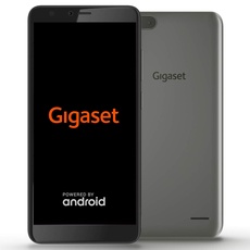 Gigaset GS100 Einsteiger-Smartphone ohne Vertrag (13,97 cm (5,5 Zoll HD+) 18:9 Display, 8GB Speicher, Android Oreo 8.1 Go) graphite grey