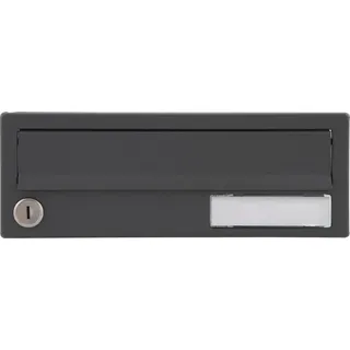 RENZ Ersatztüre für Hausbrieffachanlage 300 x 110 mm, basaltgrau RAL7012